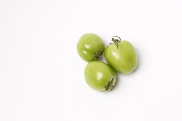 Fresh green tomatoes 