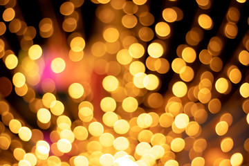 gold bokeh textures and reflections