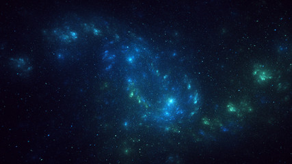 Fractal 3D rendering abstract light background