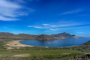 playa de los genoveses en el cabo de Gata, Almería	