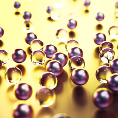 Elegant minimal background. 3d illustration, 3d rendering.