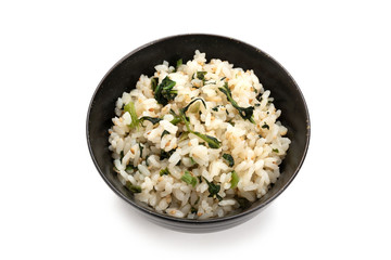 野沢菜ごはん