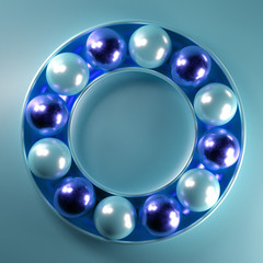 Elegant minimal background. 3d illustration, 3d rendering.