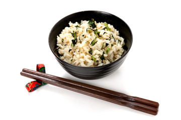 野沢菜ごはん