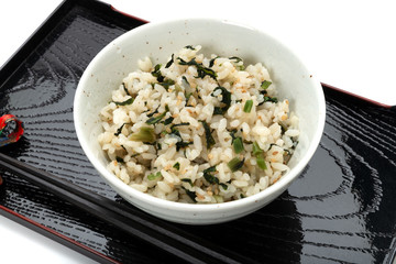 野沢菜ごはん