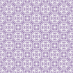 Art-deco seamless geometric pattern with retro ornament. Vector illustration