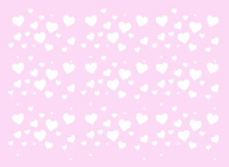 Valentine's day concept background. Vector illustration. Abstract romantic background with hearts. Vector backdrop for Valentine's day.