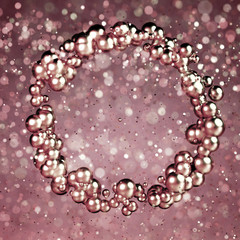 Beautiful luxury New Year Christmas holiday background. 3d illustration, 3d rendering. 3d illustration, 3d rendering.