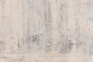 abstract background of old painted white concrete wall close up