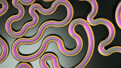 Elegant minimal background. 3d illustration, 3d rendering.