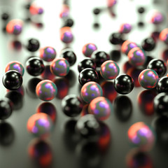 Elegant minimal background. 3d illustration, 3d rendering.