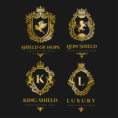 Shield logo collection 