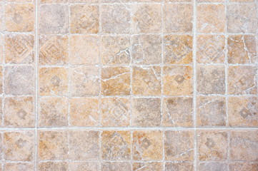 Old distressed ceramic tile floor texture