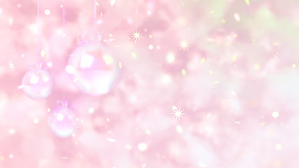 Beautiful luxury New Year Christmas holiday background. 3d illustration, 3d rendering. 3d illustration, 3d rendering.