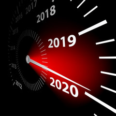 Calendar date of the New Year 2020