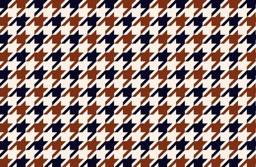 Houndstooth  seamless pattern background