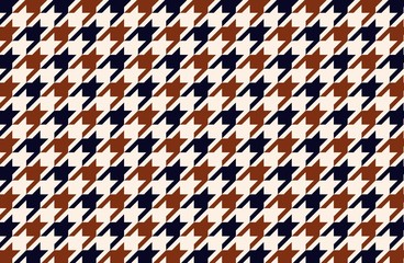 Houndstooth  seamless pattern background