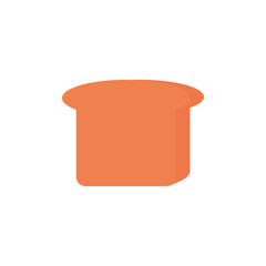 Isolated bread icon flat design
