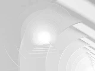 Naklejka premium Abstract 3d tunnel background