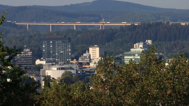 Talbr&uuml;cke Eiserfeld Neubau Luftaufnahme