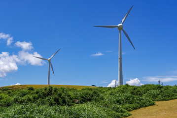 沖縄　与那国島の風力発電