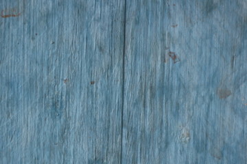 The texture of the old blue wood