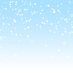 Magic stars random Christmas background. Subtle fl