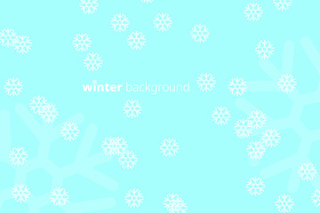 Christmas background with snowflakes. Eps 10 vector.