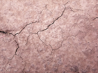 The ground has cracks in the top view for the background