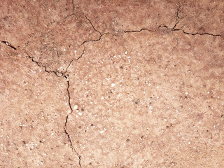 The ground has cracks in the top view for the background