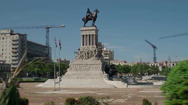 Maximo Gomez Monument Panning, Havana, Cuba