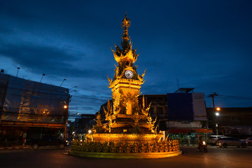 Fototapeta na wymiar Chiang Rai clock