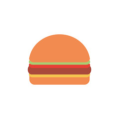 Isolated hamburger icon flat design