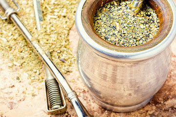 Yerba mate tea