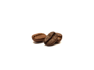 Coffee beans isolated on a white background