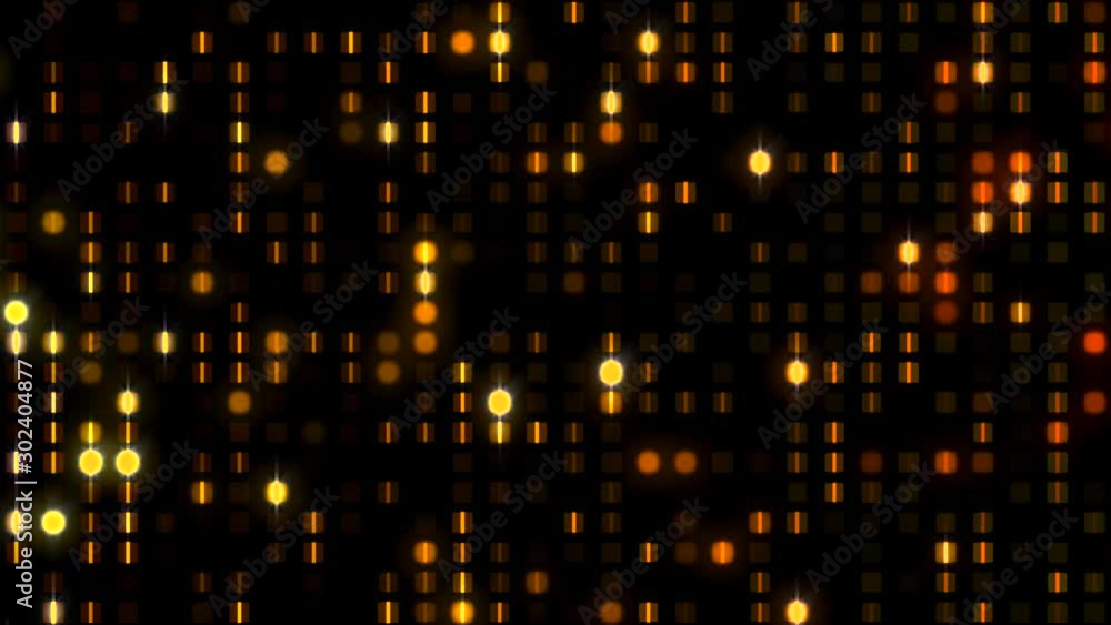 Poster abstract techno grid vj background loop/ 4k animation of an abstract technology party background wit