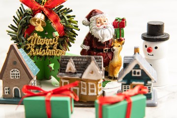クリスマス飾りのサンタクロース