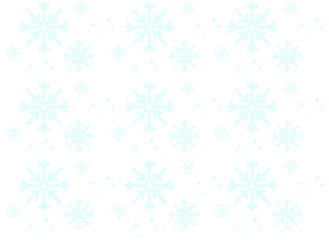 abstract blue snowflakes on white background, pattern