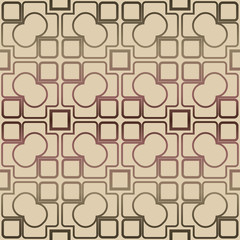 Decorative seamless geometric pattern with mojdern ornament. Vector decoration for fashion print, interior, design