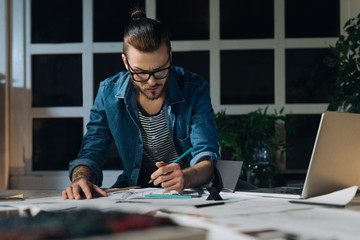 Architect Working in an Office