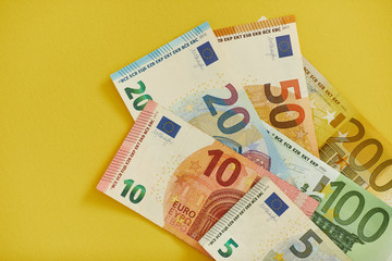 Euro Money. Euro cash background. Euro Money Banknotes