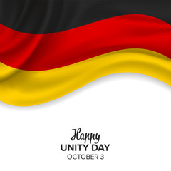 Vector festive illustration of independence day in Germany celebration on October 3. vector design elements of the national day. holiday graphic icons. National day