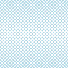 Halftone circle dots blue vector design background