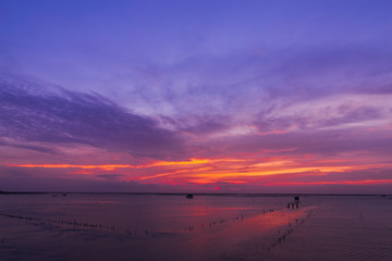 Fototapeta na wymiar sky twilight sunset
