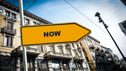 Street Sign to Now