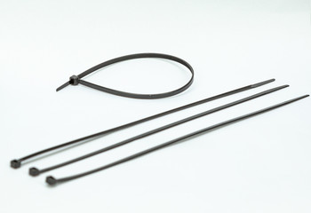 cable tie isolated on white background