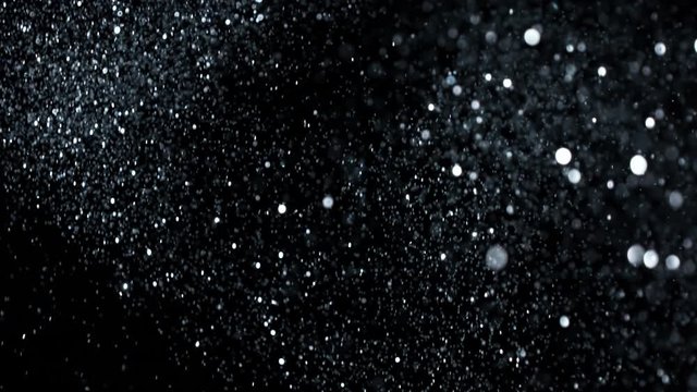 SIlver Glitter Background in Super Slow Motion at 1000fps.
