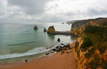 Ponta da Piedade beach in Lagos Algarve -Portugal