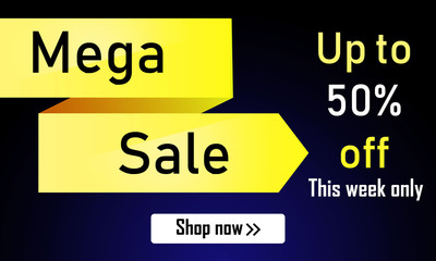 Big sale template design