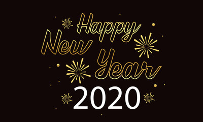 happy new year banner design